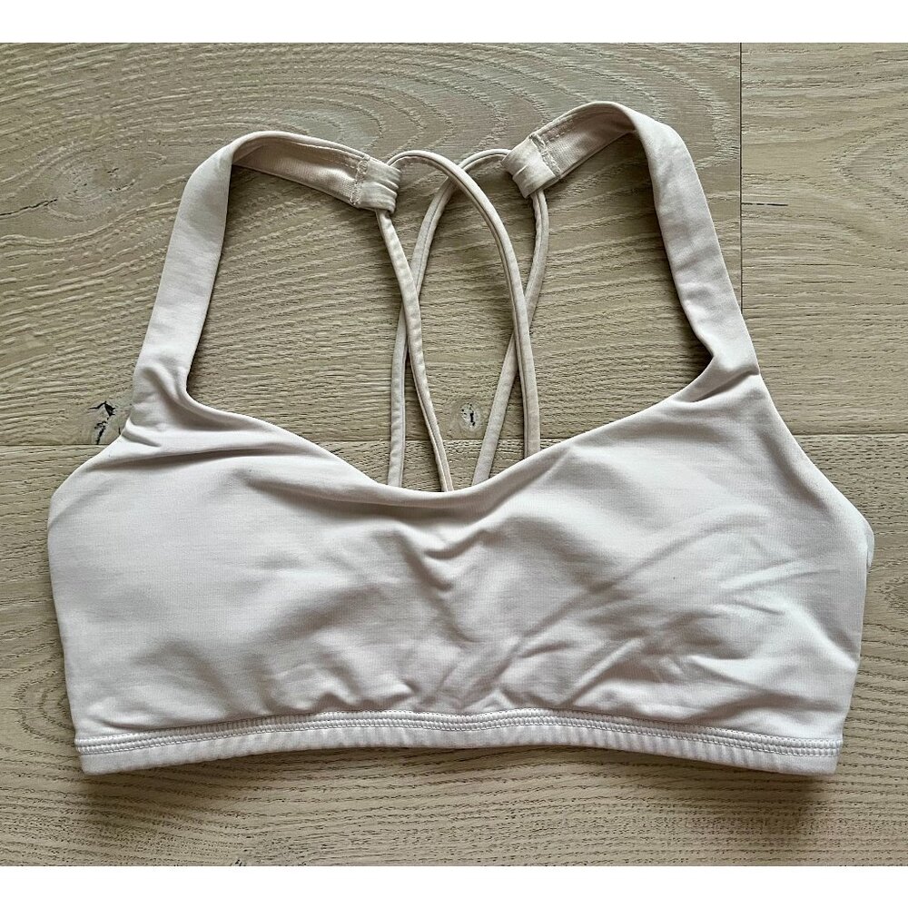 lululemon Light Pink Cross Back Straps Sports Bra